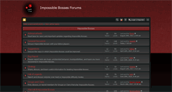 Desktop Screenshot of impossiblebosses.com