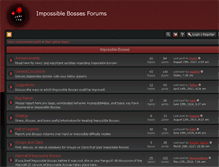 Tablet Screenshot of impossiblebosses.com